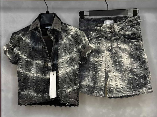 coordinato camicia e bermuda